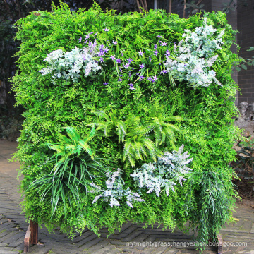 Home interior customized durable vertical green wall planter with foliage